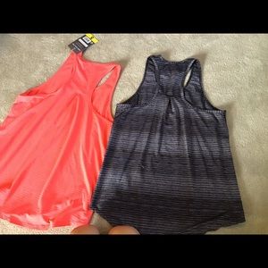 Two Kirkland Racerback Workout Tank Tops